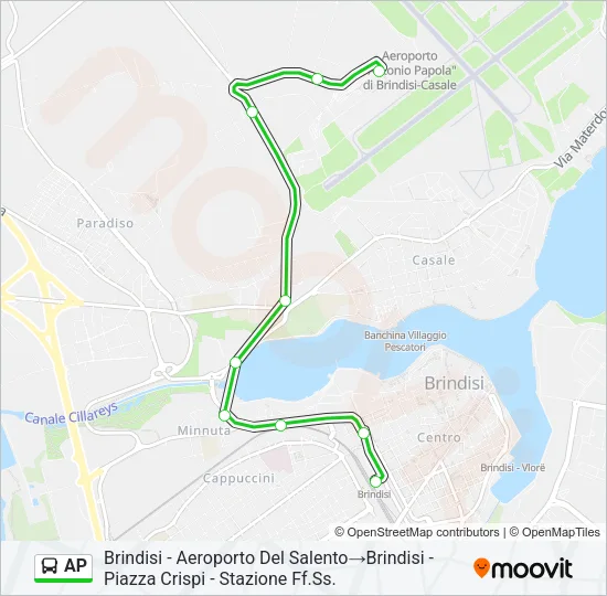 AP Bus Line Map