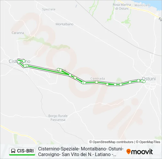 CIS-BRI Bus Line Map