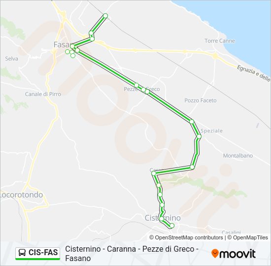 CIS-FAS Bus Line Map