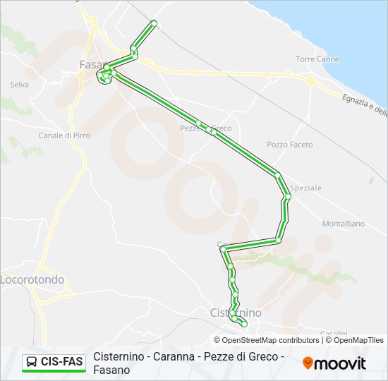 CIS-FAS Bus Line Map