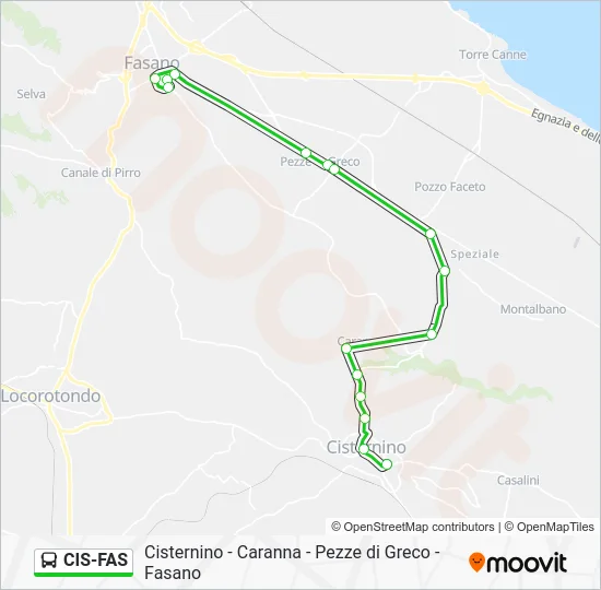 CIS-FAS Bus Line Map