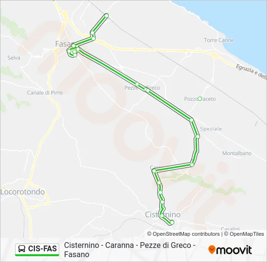 CIS-FAS Bus Line Map