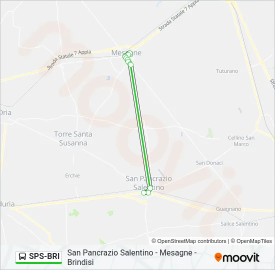 SPS-BRI Bus Line Map