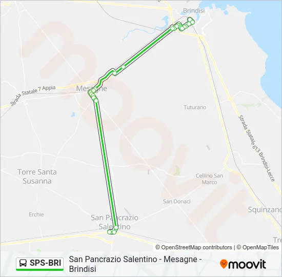 SPS-BRI Bus Line Map