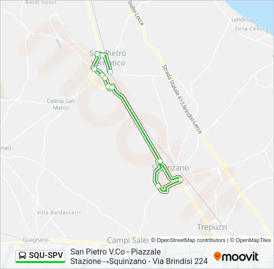 SQU-SPV Bus Line Map