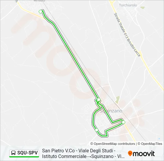 SQU-SPV Bus Line Map