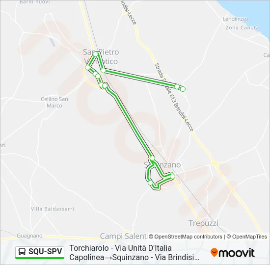 SQU-SPV Bus Line Map