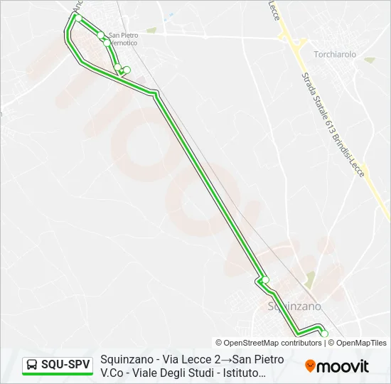 SQU-SPV Bus Line Map