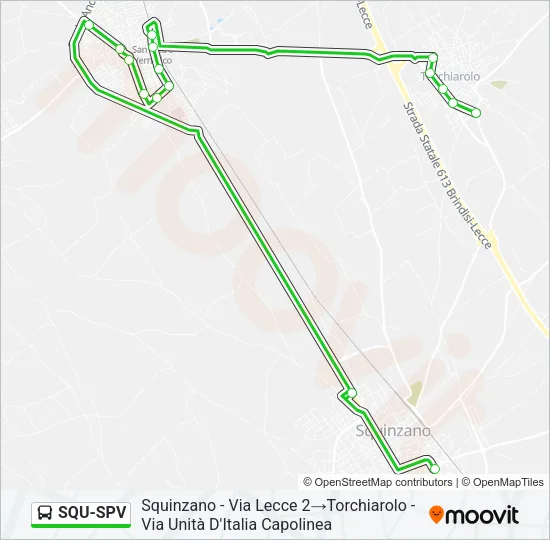 SQU-SPV Bus Line Map