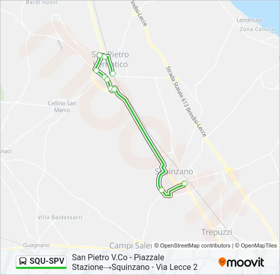 SQU-SPV Bus Line Map