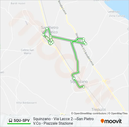 SQU-SPV Bus Line Map
