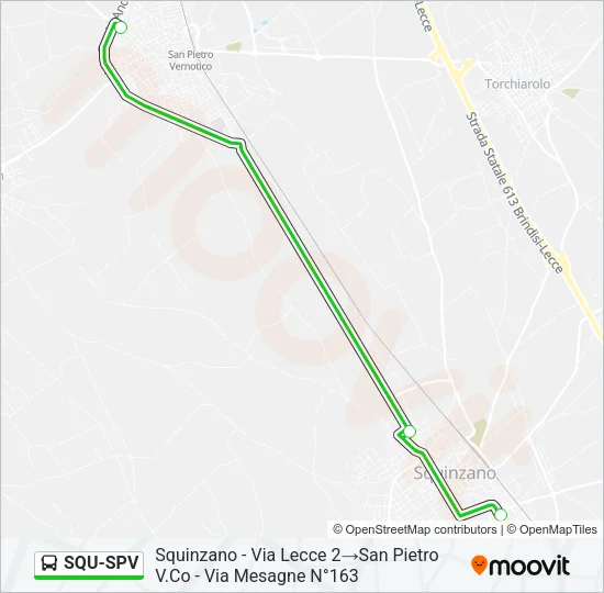 SQU-SPV Bus Line Map