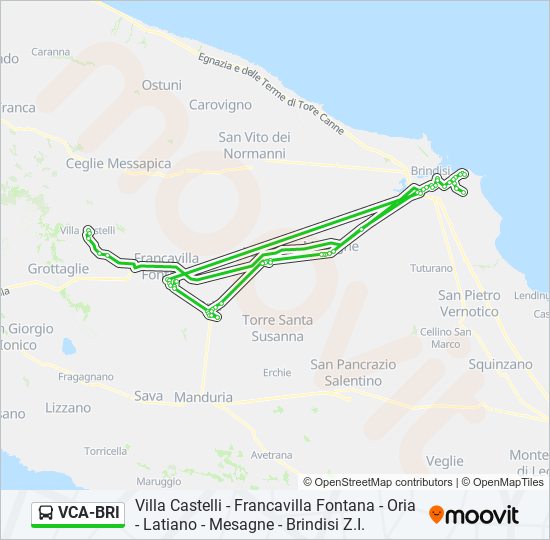 vcabri Route: Schedules, Stops & Maps - Brindisi - Polymer‎→Villa ...