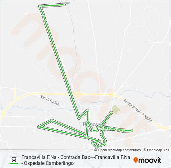 FRANC-CD bus Line Map