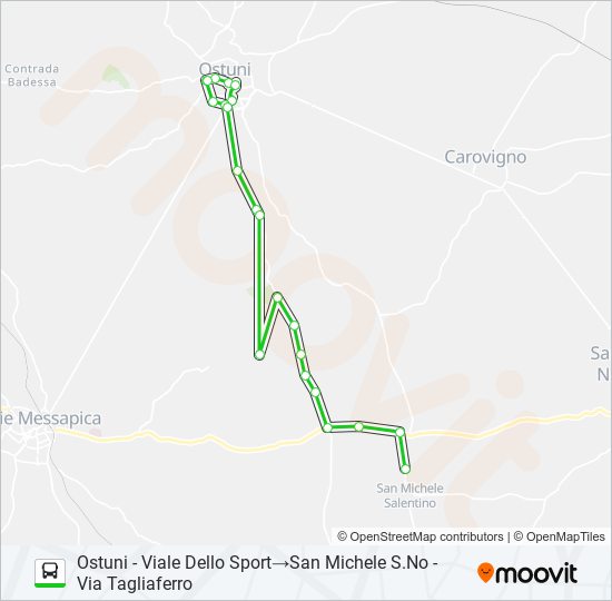 OST-SMCS bus Line Map