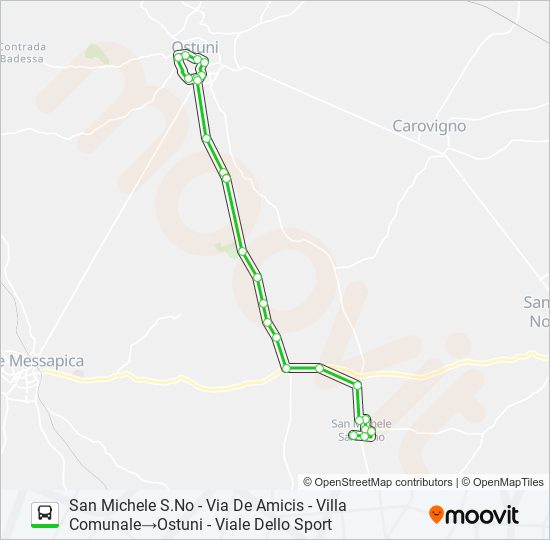 OST-SMCS bus Line Map