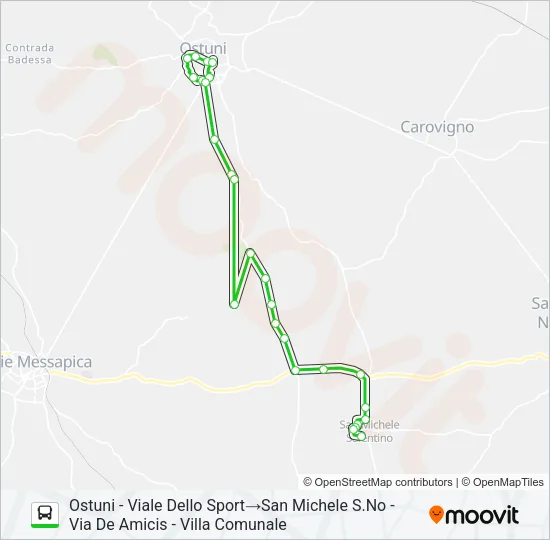 OST-SMCS Bus Line Map