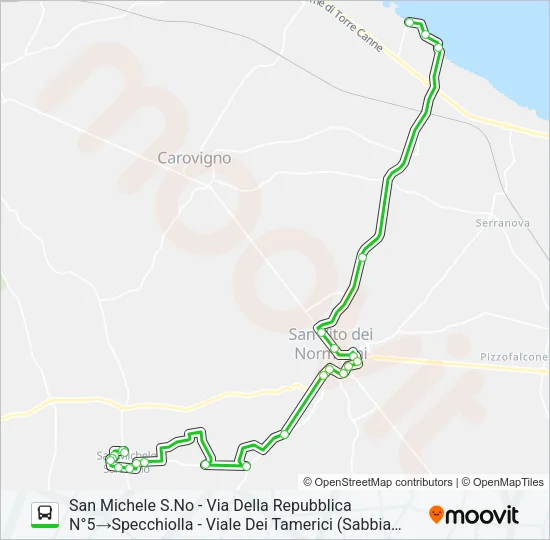 E/SM-SPE Bus Line Map