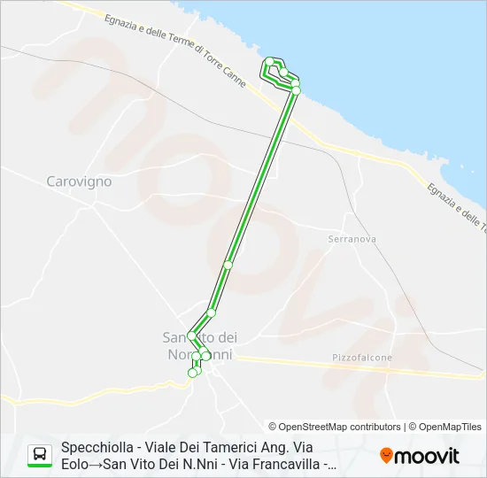 E/SM-SPE Bus Line Map