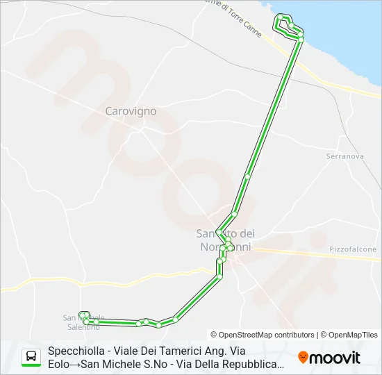 E/SM-SPE Bus Line Map
