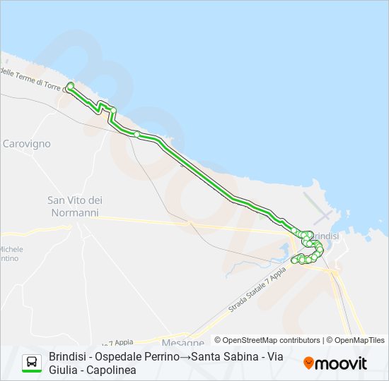 E/TCANNE bus Line Map