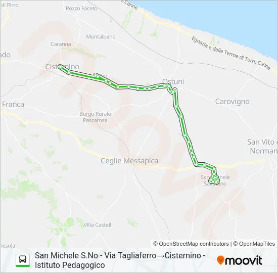 SM-O-CIS Bus Line Map