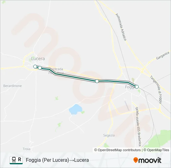 R Train Line Map