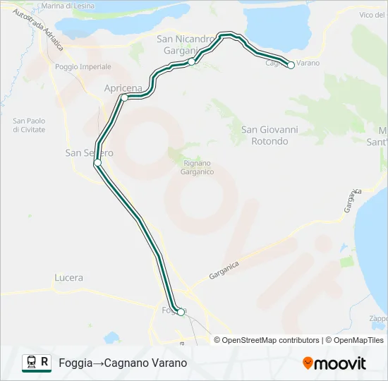 R Train Line Map
