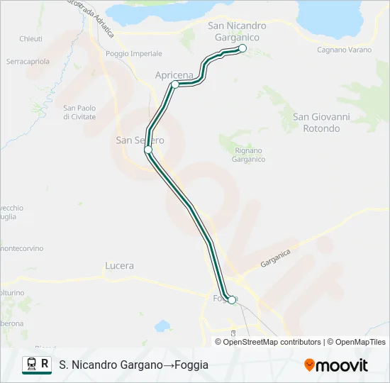 R Train Line Map