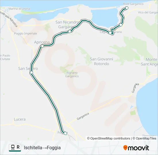 R Train Line Map