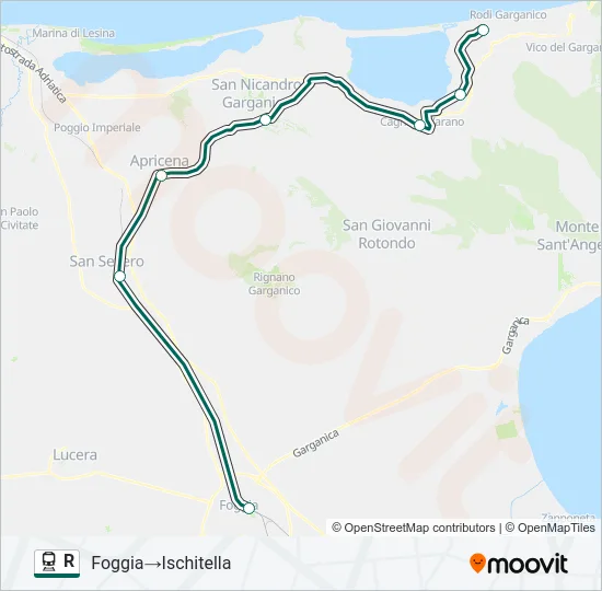 R Train Line Map