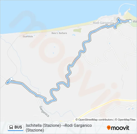BUS Line Map