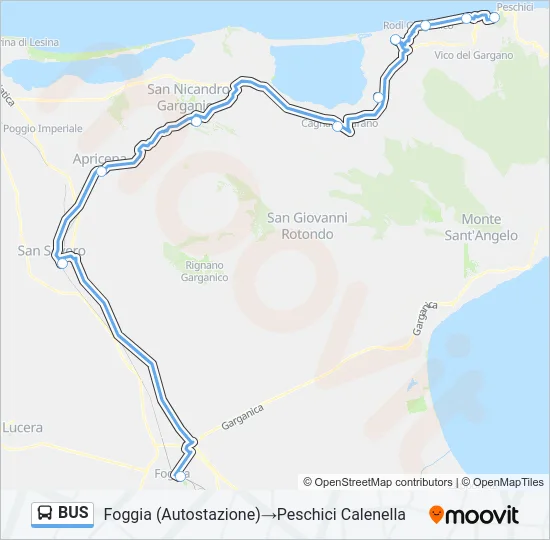 BUS Line Map