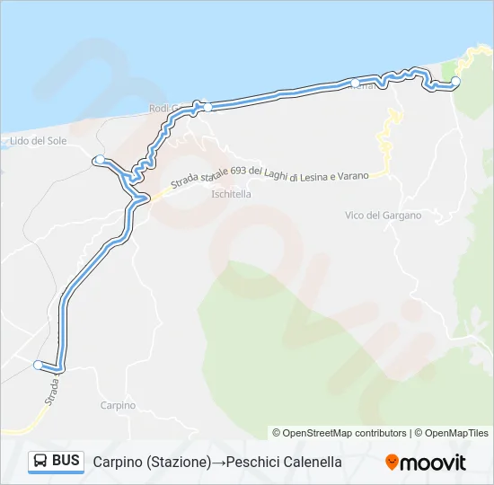 BUS Line Map