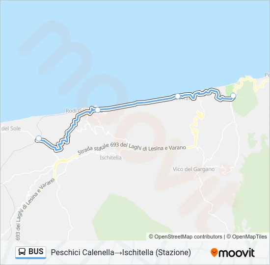 BUS Line Map