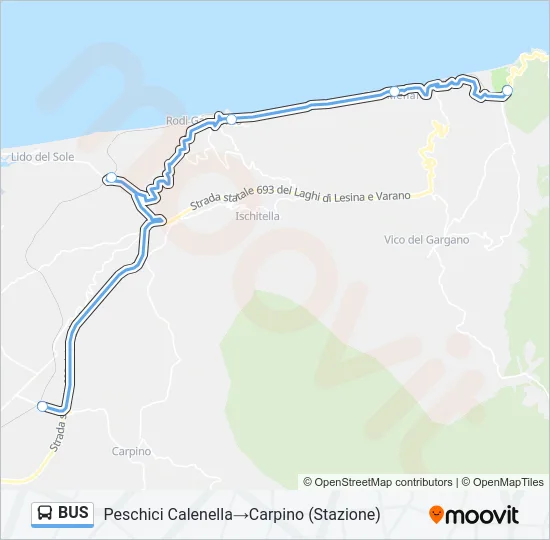 BUS Line Map