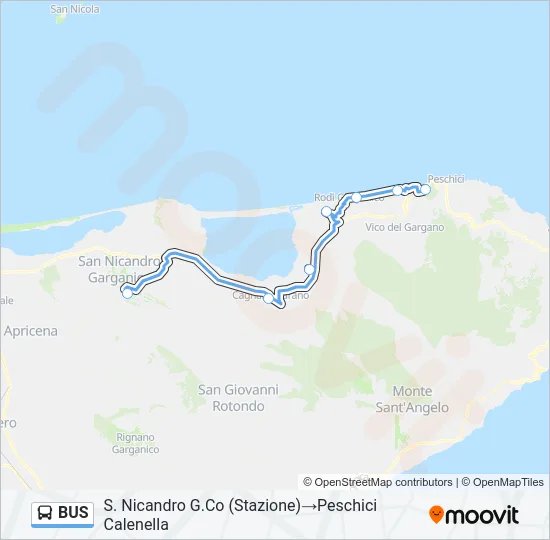 BUS Line Map