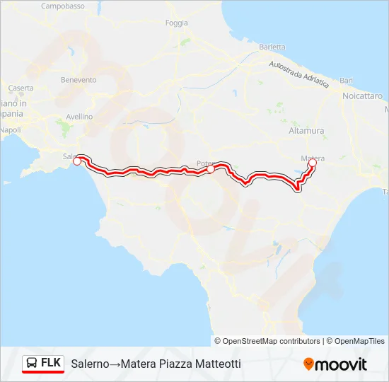 FLK Bus Line Map