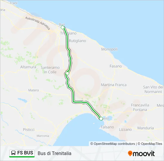 FS BUS Bus Line Map
