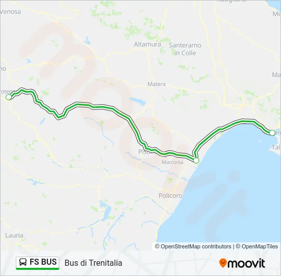FS BUS Bus Line Map