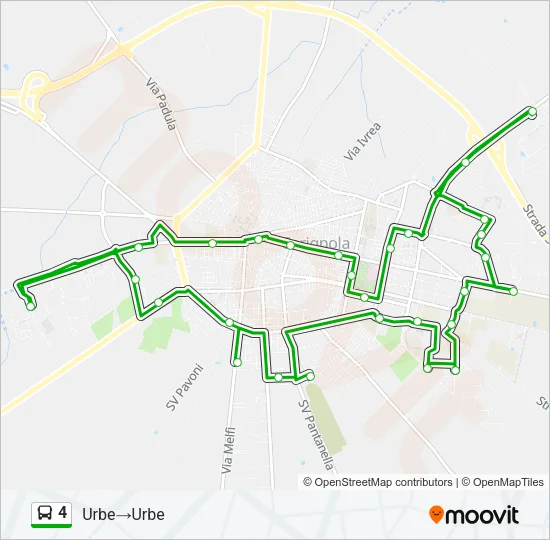 4 Bus Line Map
