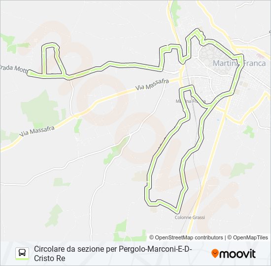 LINEA3-4 bus Line Map