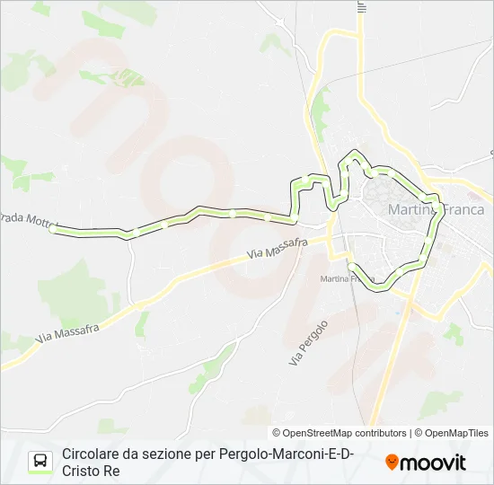 LINEA3-4 Bus Line Map