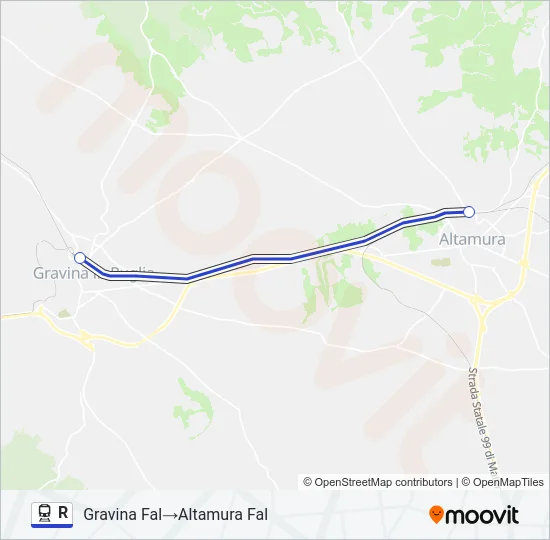 R Train Line Map