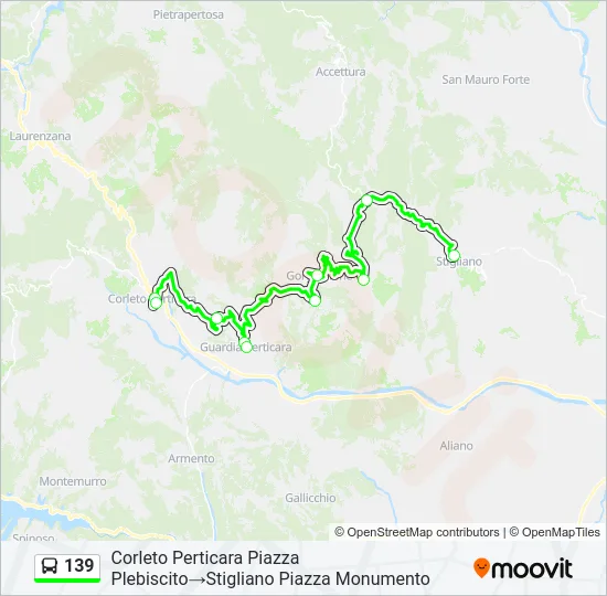 139 Bus Line Map