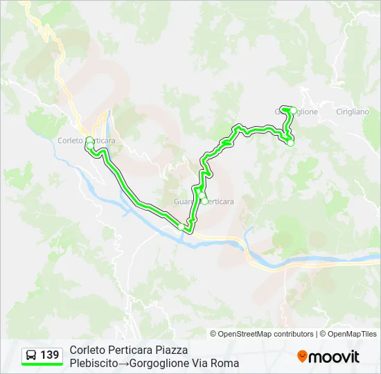 139 Bus Line Map