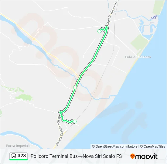 328 Bus Line Map