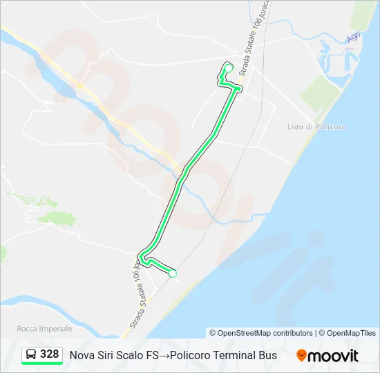 328 Bus Line Map