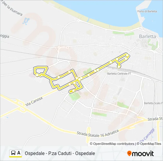 A Bus Line Map