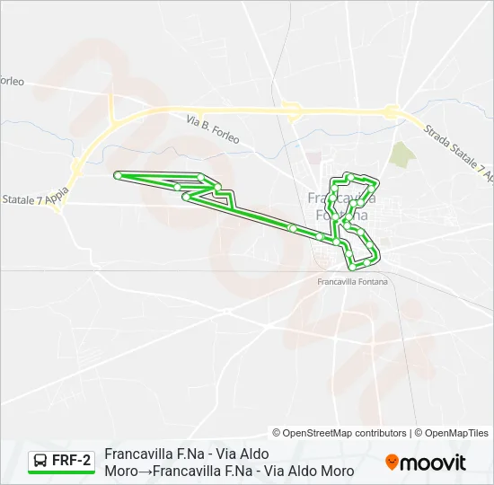 FRF-2 Bus Line Map
